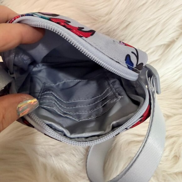 NWT Vera Bradley Lighten Up RFID Mini Hipster Crossbody - Vineyard Floral - Picture 4 of 4